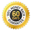 60-day money-back guarantee badge