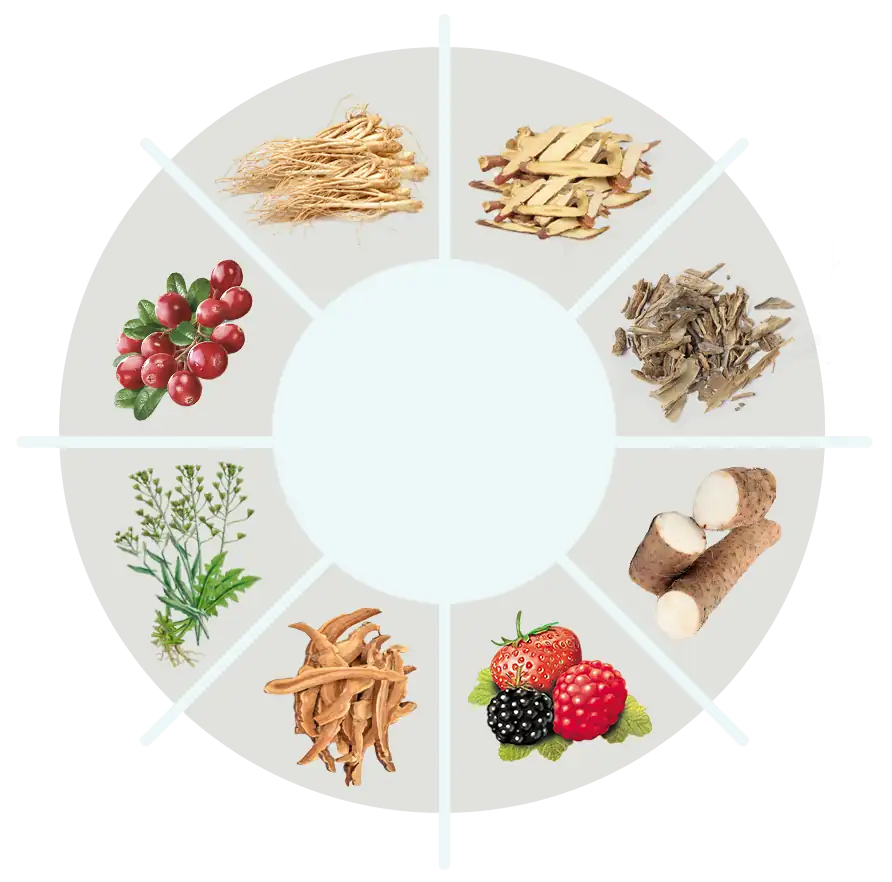 BackBiome ingredient circle graphic